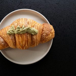 Cornetto filled with pistachio cream